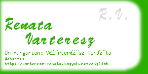 renata varteresz business card